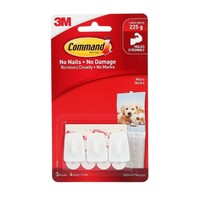 Command Micro Hooks White x 3 (17066)