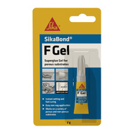 Sikabond F Gel Superglue Non Drip for porous substrates with Anti clog cap 3g