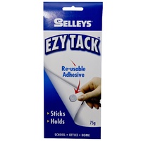Selleys EZY TACK Re-usable Adhesive Sticks and Holds 75g