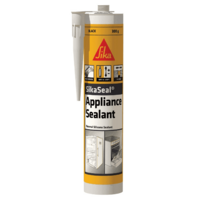 SikaSeal Appliance Silicone Sealant Thermal Seal 300g Black